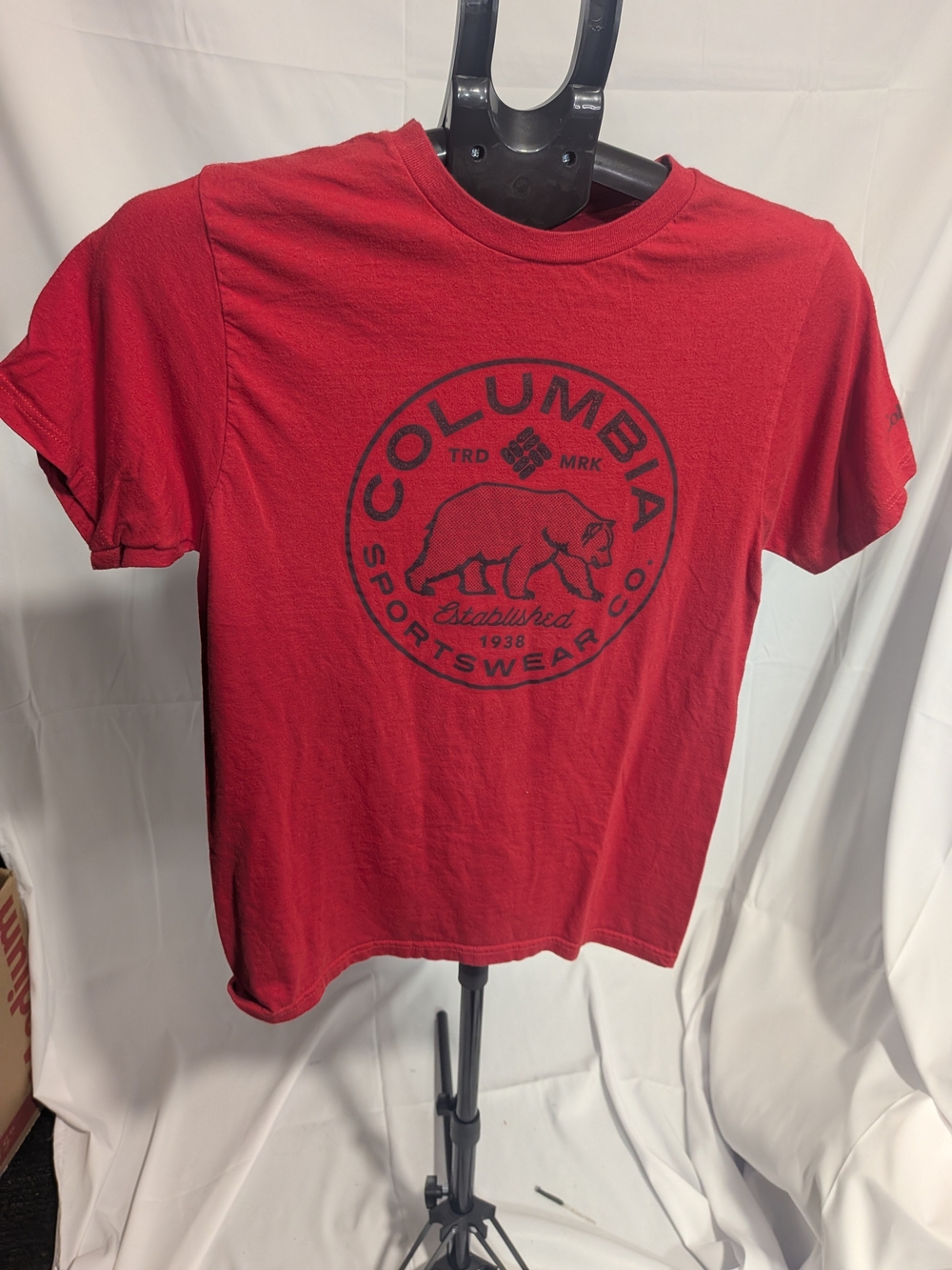 Columbia Men's Red Graphic Logo T-Shirt